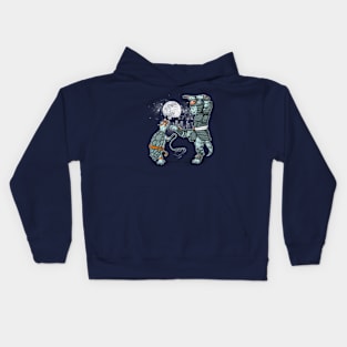 Claws vs Nunchucks Kids Hoodie